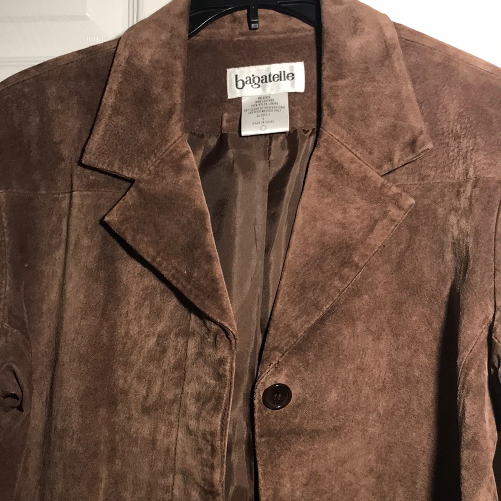 🌻$15🌻 Bagatelle 100% suede leather coat